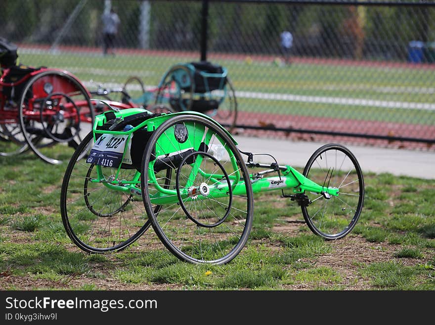 Bicycle Accessory, Bicycle, Wheel, Grass