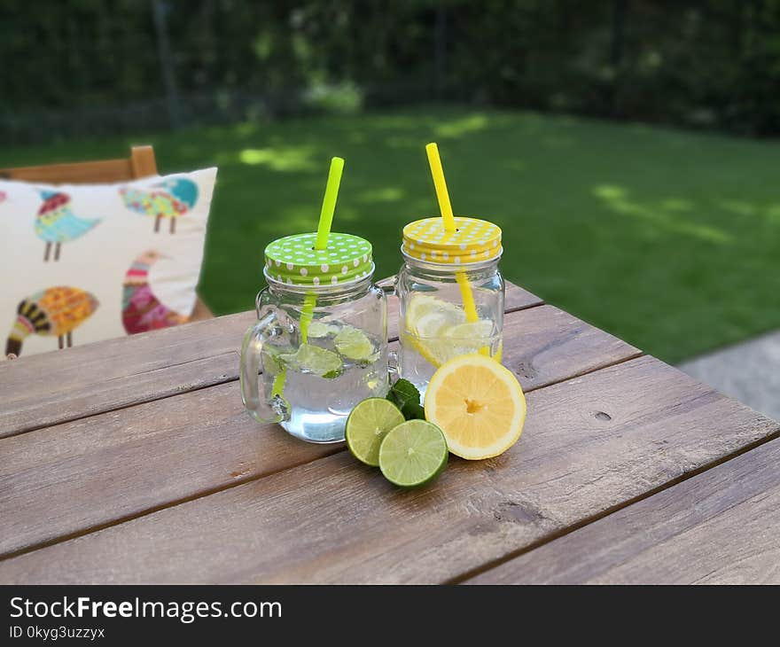 Mason Jar, Drinkware, Lemonade, Drink