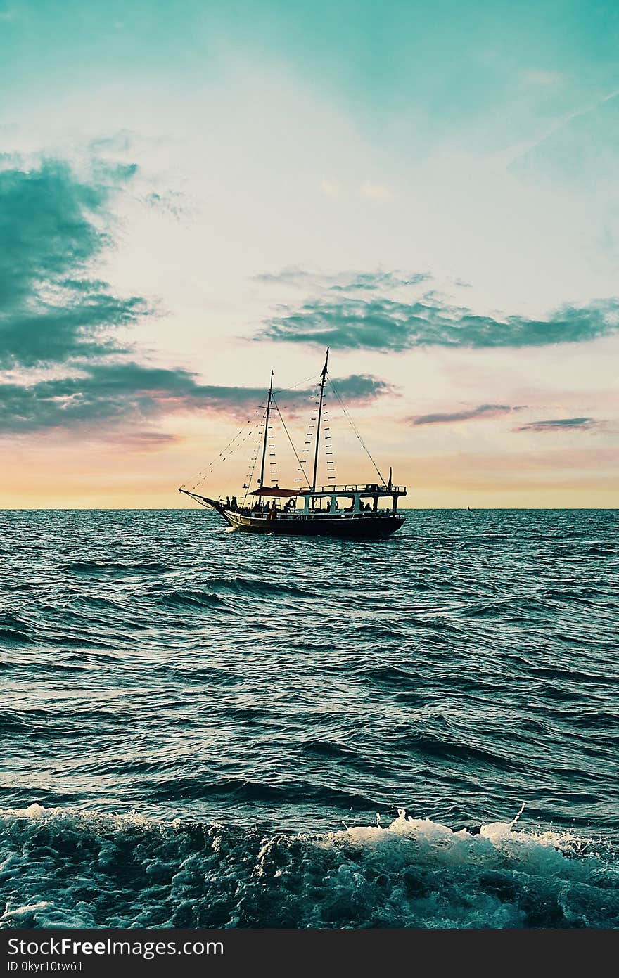 Fishing Boat In The Sea