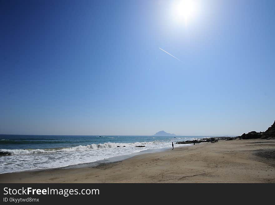 Sea, Sky, Horizon, Shore