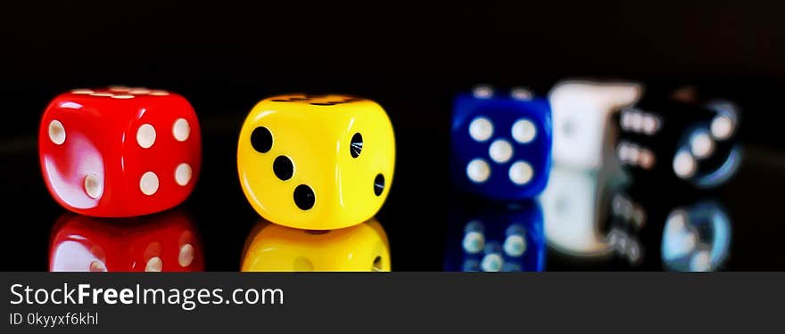 Yellow, Product, Macro Photography, Dice Game