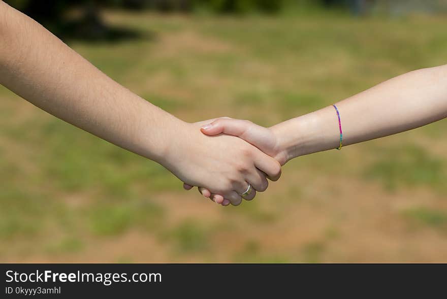 Hand, Finger, Grass, Holding Hands