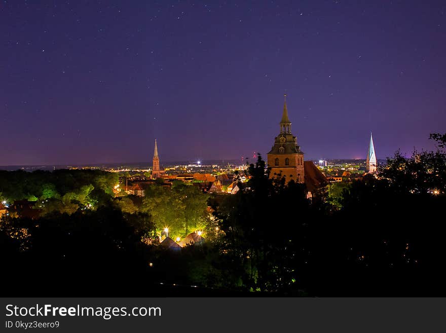 Sky, Night, Landmark, Nature