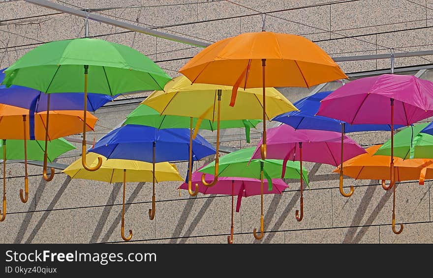 Umbrella, Yellow, Fashion Accessory, Sky