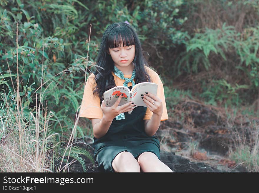 Woman Reading Book