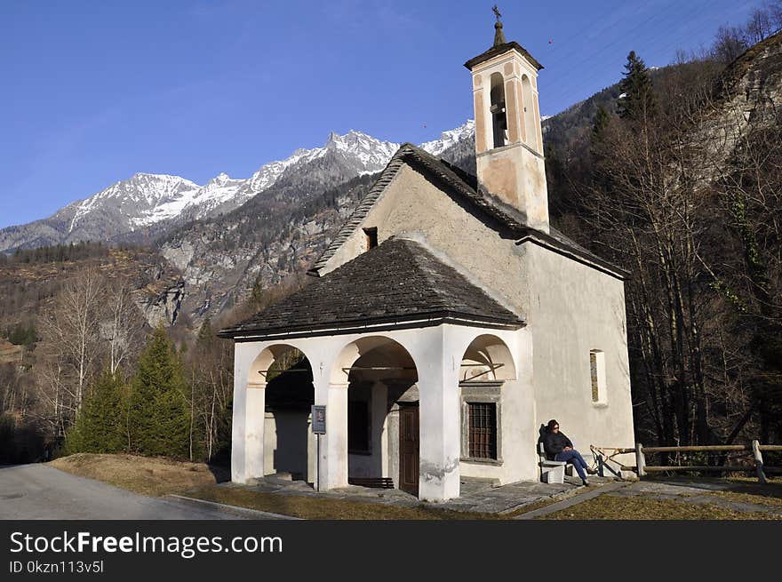 Chapel, Historic Site, Place Of Worship, Mountain Range