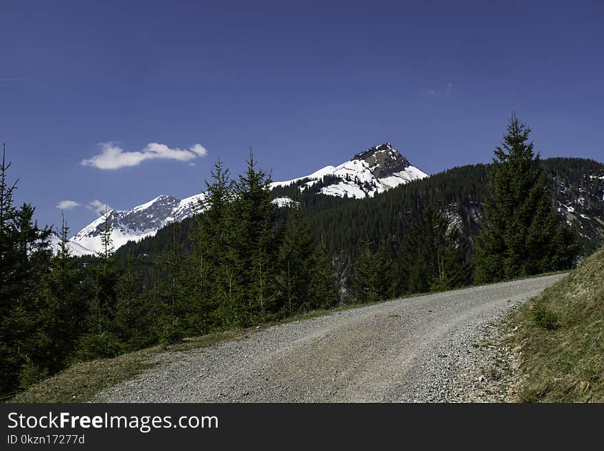 Mountainous Landforms, Mountain, Sky, Nature