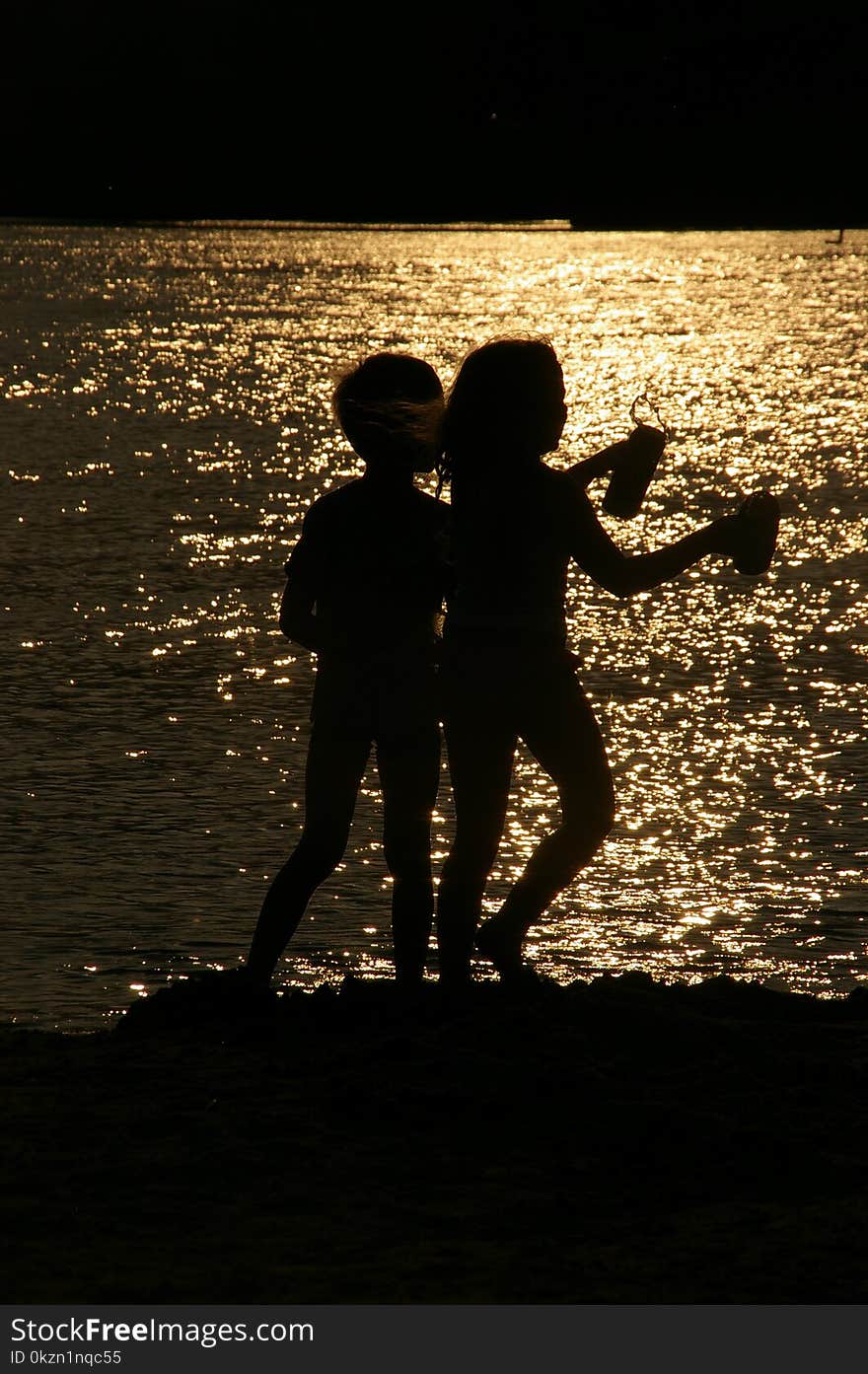 Water, Silhouette, Fun, Darkness