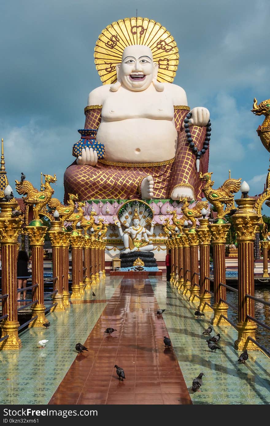 Statue, Landmark, Gautama Buddha, Hindu Temple