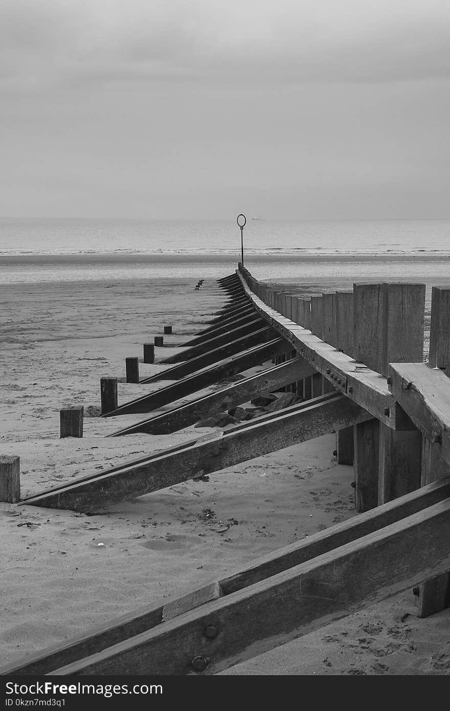 Black And White, Sea, Monochrome Photography, Sky