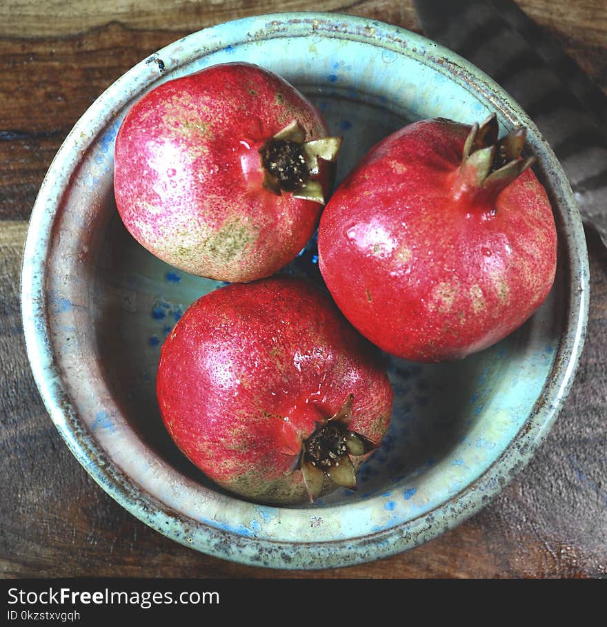 Pomegranate Up Close and Beautiful