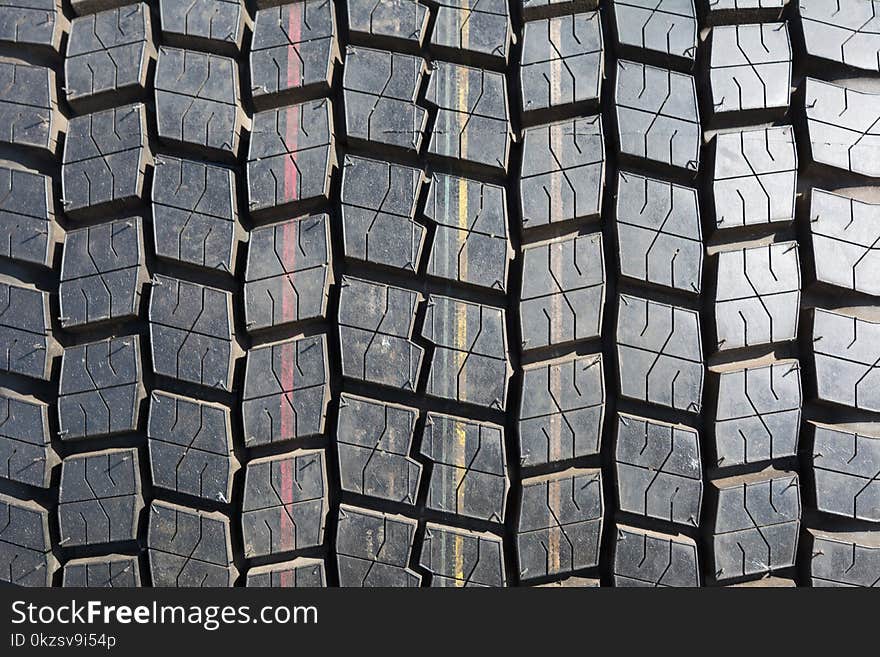 Truck tire texture background