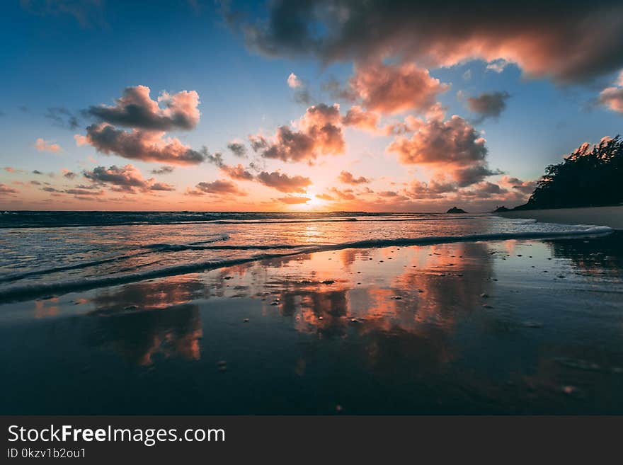 Ocean during Sunset