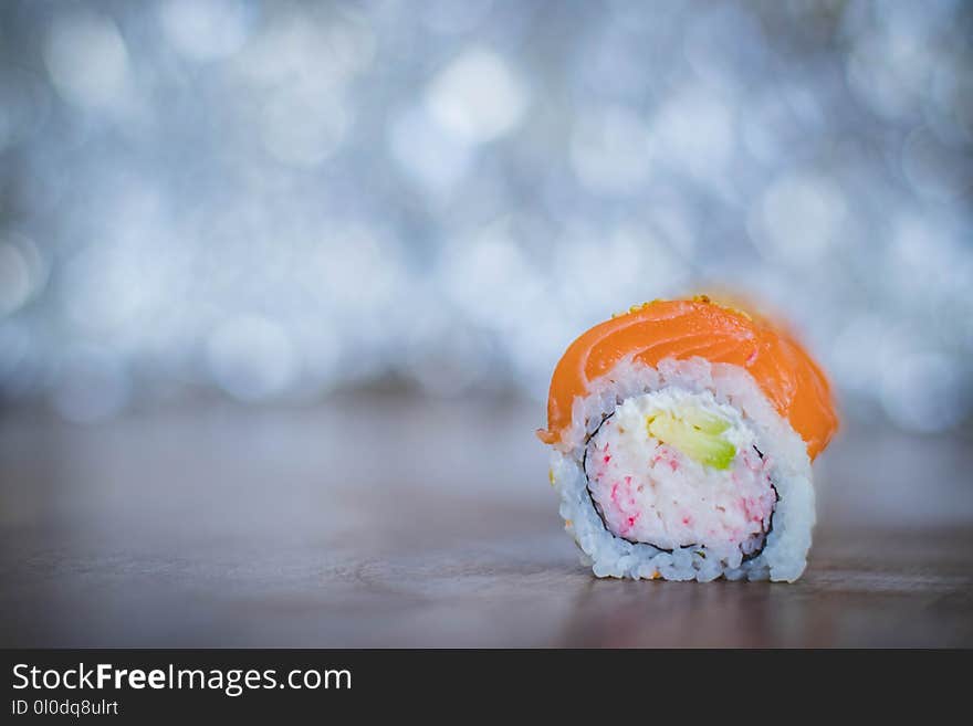 Selective Focus Photography of Sushi