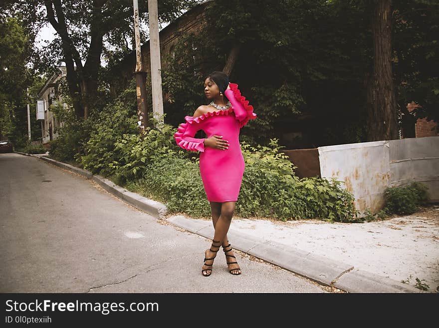 Women Posing on the Streets