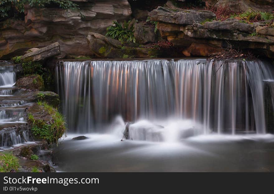 Waterfall, Water, Nature, Body Of Water