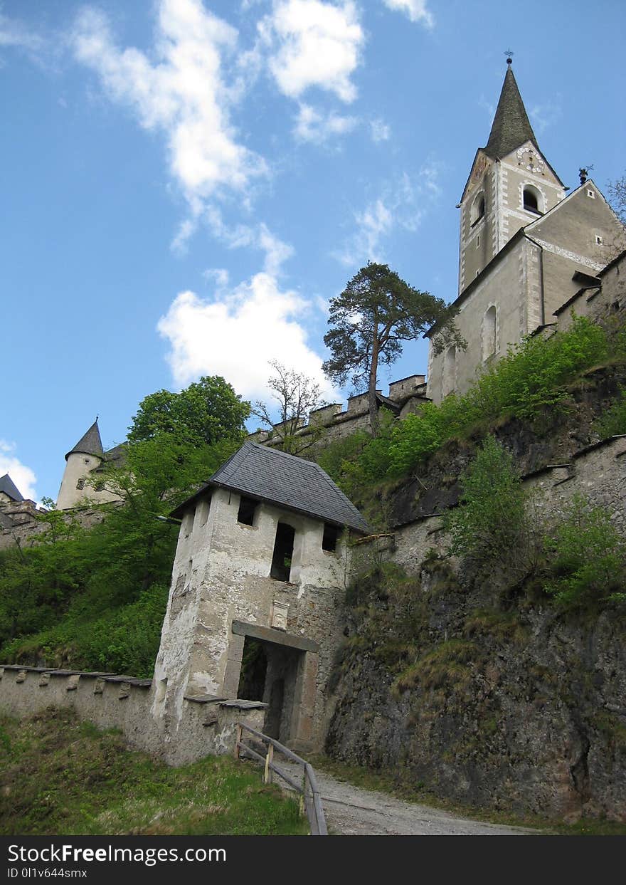 Sky, Castle, Medieval Architecture, Building