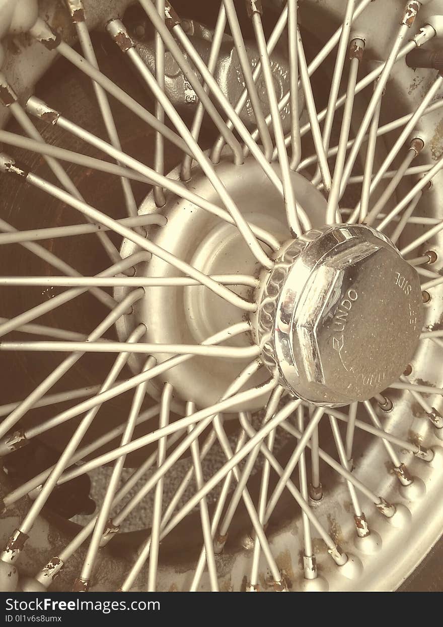 Spoke, Wheel, Close Up, Rim