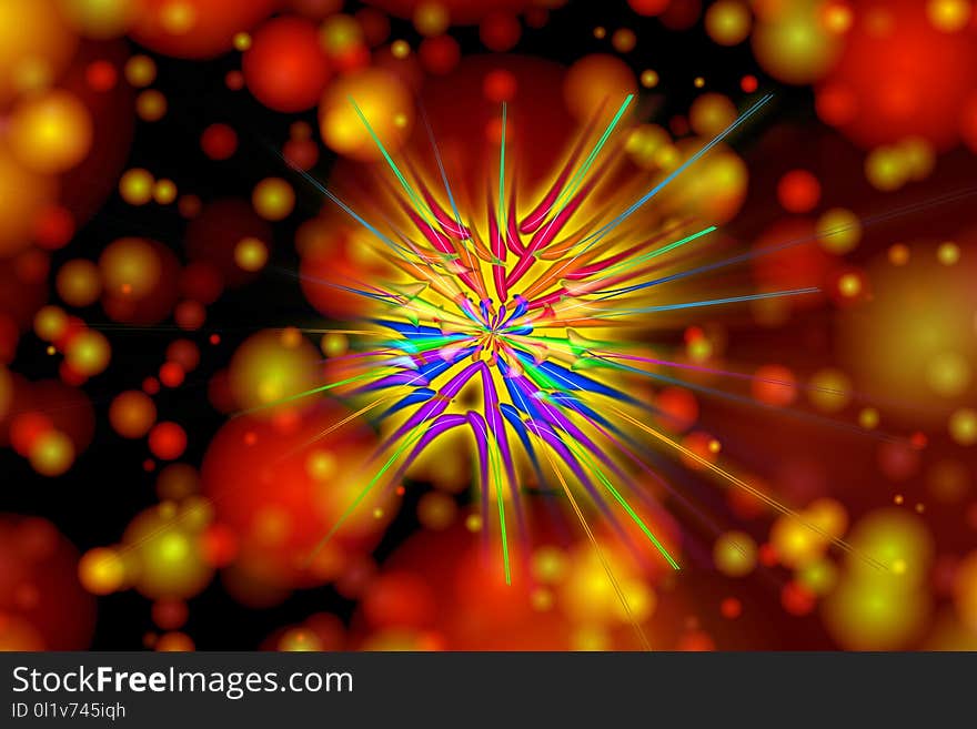 Fireworks, Close Up, Event, Macro Photography