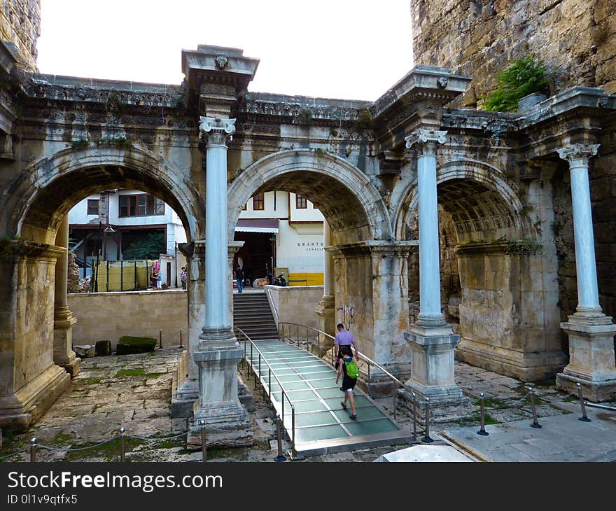 Historic Site, Ruins, Arch, Ancient History