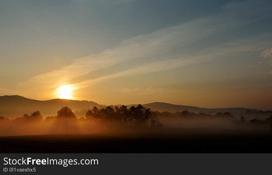 Sky, Sunrise, Dawn, Morning