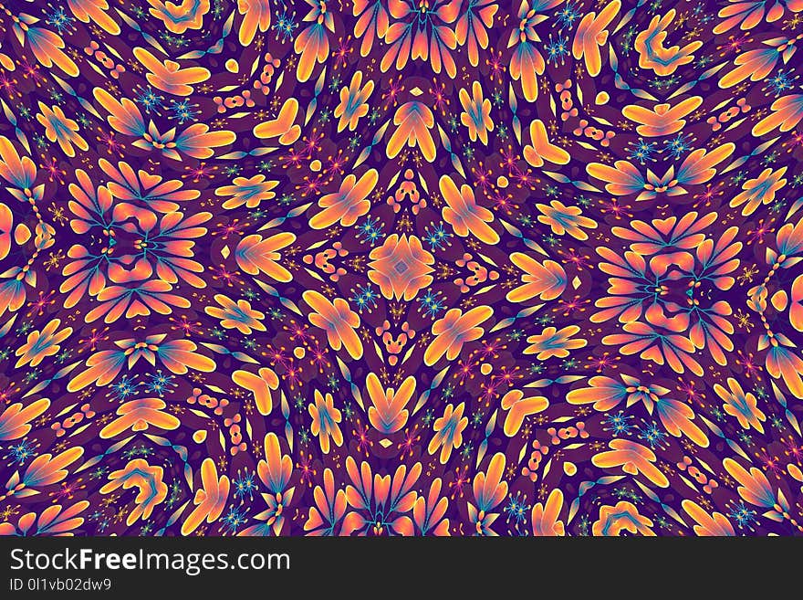 Pattern, Symmetry, Organism, Psychedelic Art