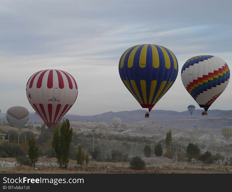 Hot Air Ballooning, Hot Air Balloon, Sky, Atmosphere Of Earth