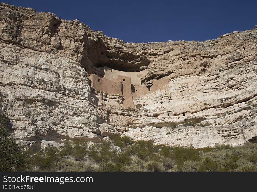 Badlands, Rock, Escarpment, Sky