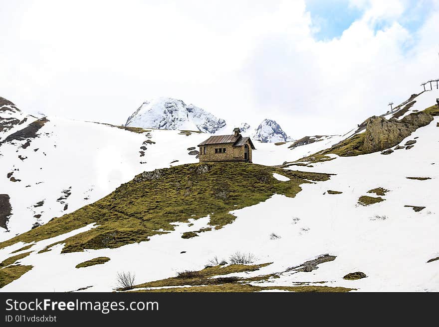 Mountainous Landforms, Mountain, Mountain Range, Snow