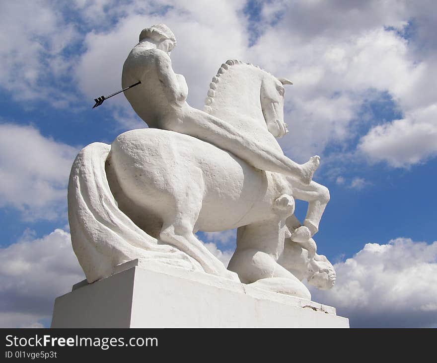 Statue, Sky, Sculpture, Cloud