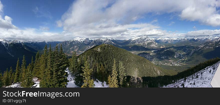 Mountainous Landforms, Mountain, Sky, Cloud