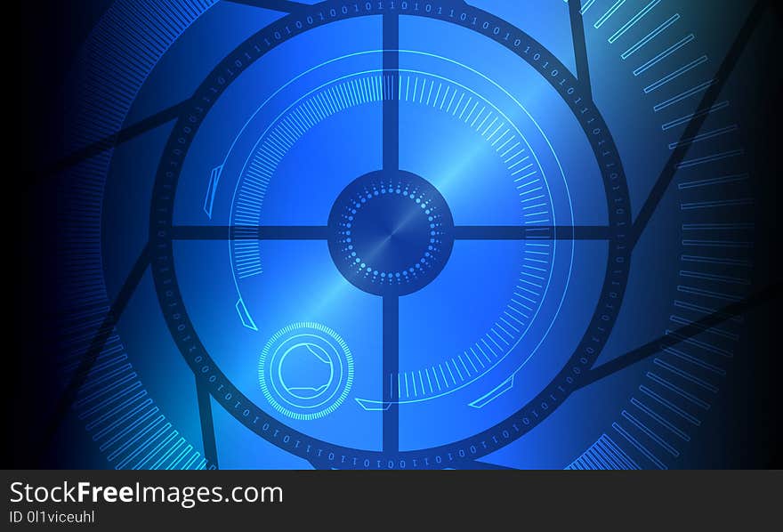 Blue, Technology, Circle, Computer Wallpaper