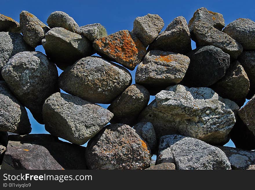 Rock, Boulder, Bedrock, Sky