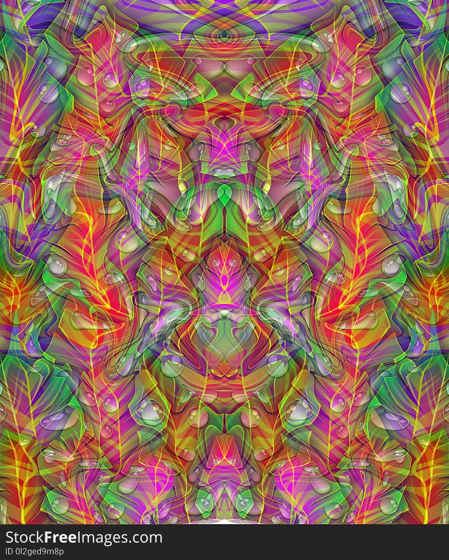 Purple, Pattern, Kaleidoscope, Psychedelic Art