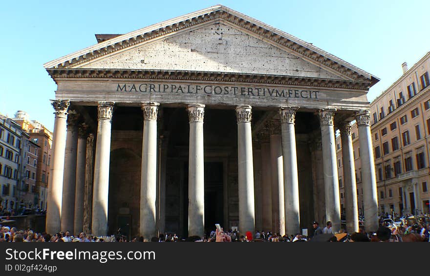 Ancient Roman Architecture, Roman Temple, Classical Architecture, Landmark