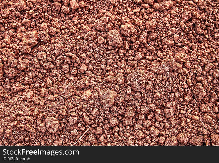 Soil, Rock, Gravel, Material