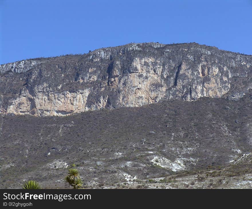 Rock, Escarpment, Sill, Badlands