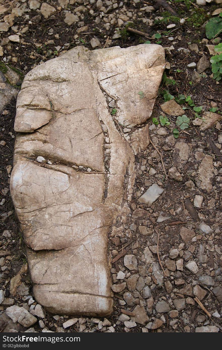 Rock, Stone Carving, Bedrock, Archaeological Site