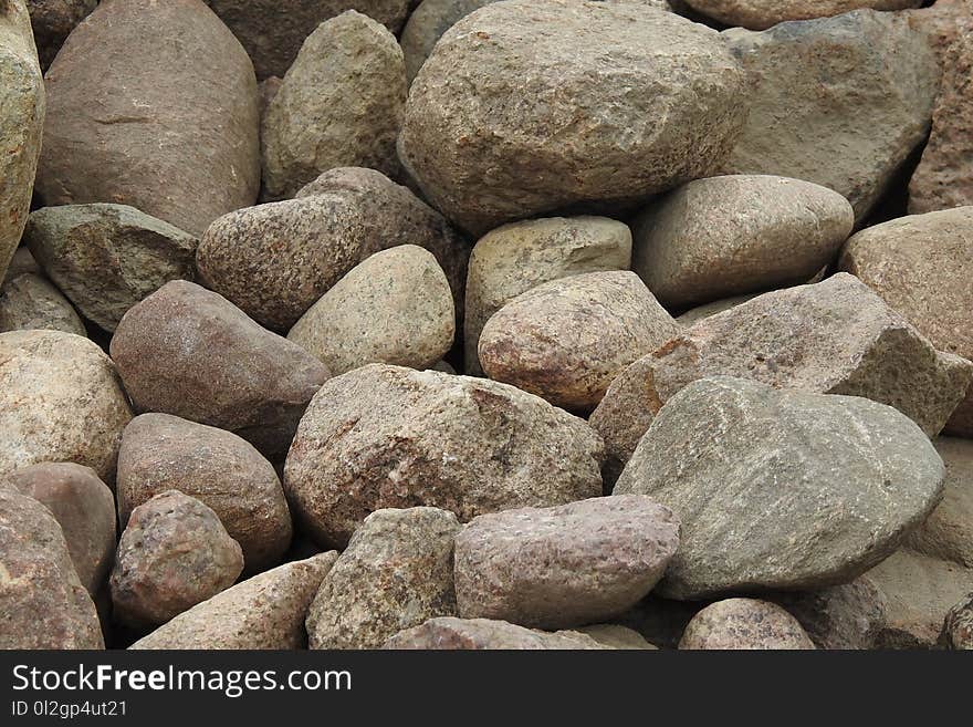 Rock, Boulder, Pebble, Bedrock