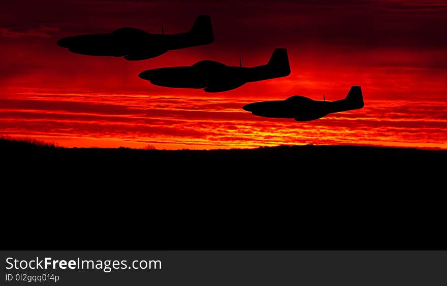 Red, Sky, Sunrise, Phenomenon