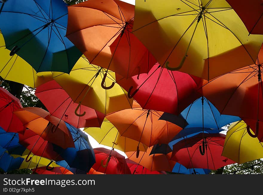 Umbrella, Yellow, Fashion Accessory, Sky