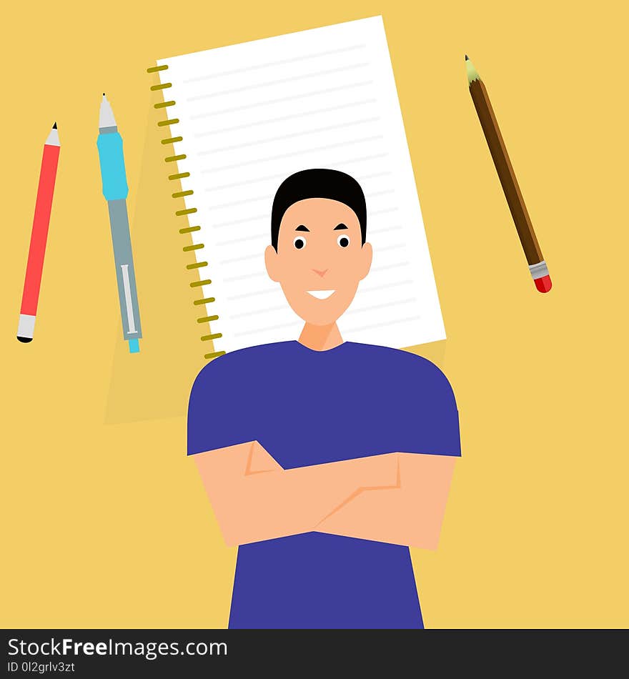 Text, Cartoon, Male, Shoulder