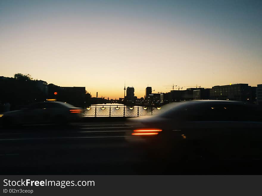 Panning Photography of Car Passing by