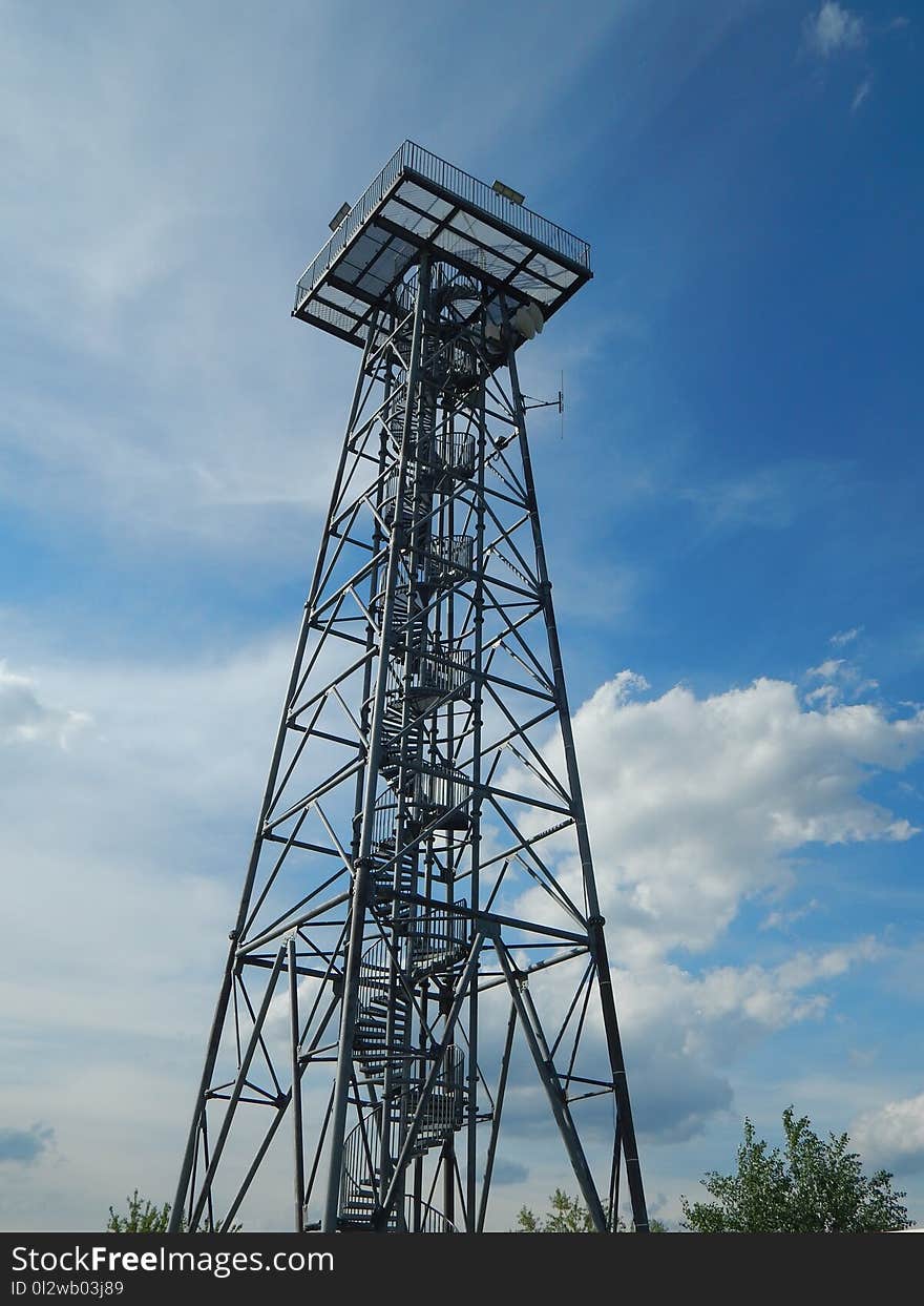 Tower, Sky, Observation Tower, Structure