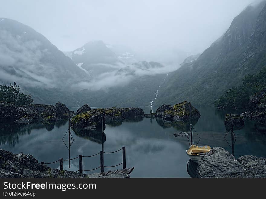 Nature, Mountain, Mountainous Landforms, Water