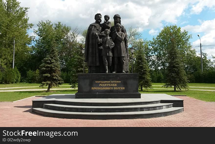 Statue, Monument, Memorial, Park