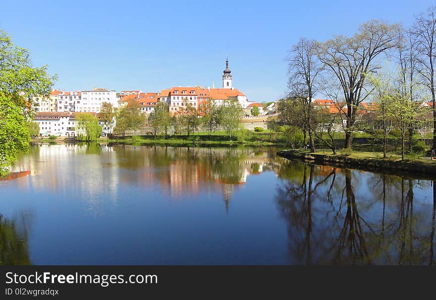 Reflection, Waterway, Water, Nature