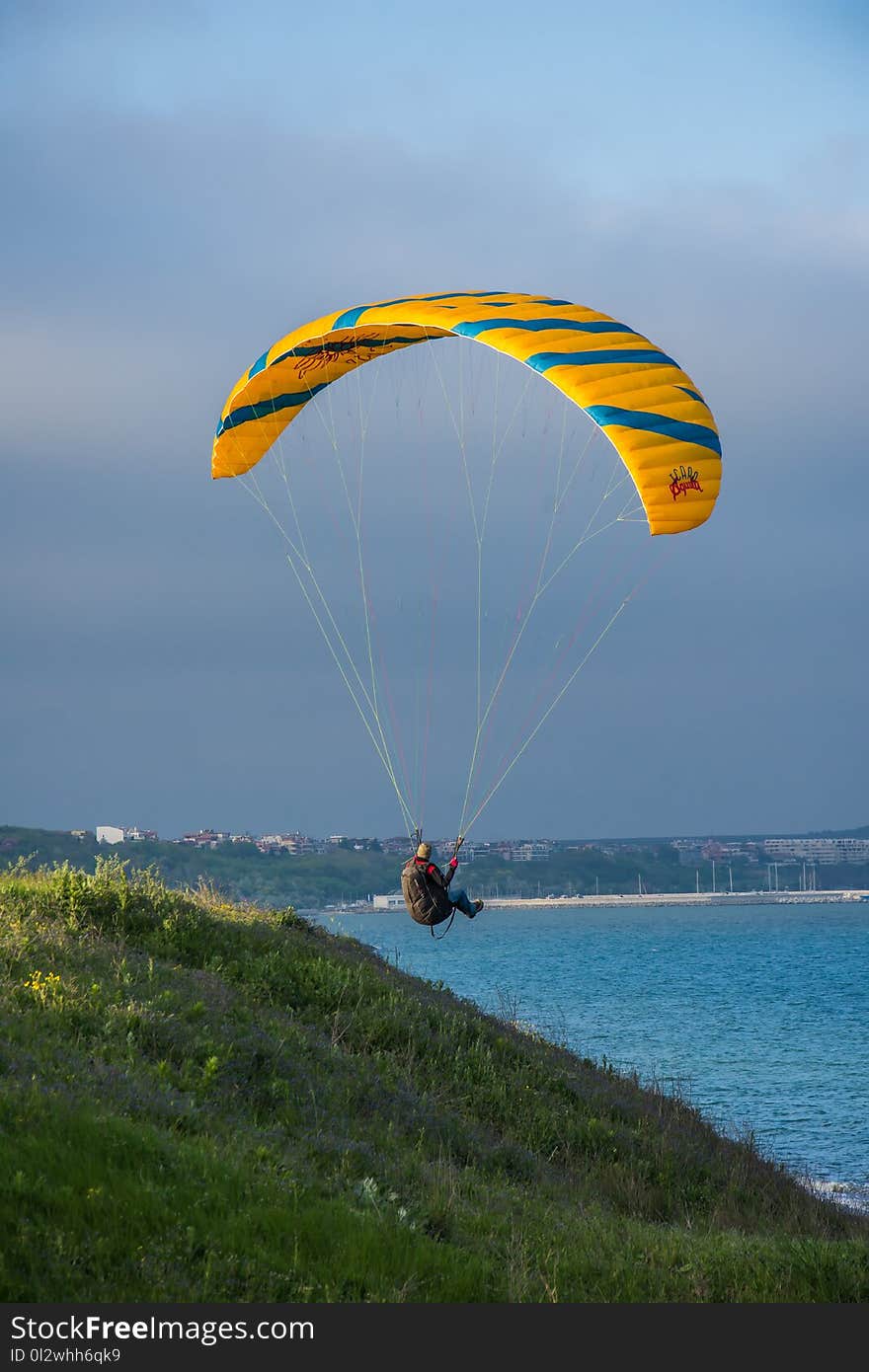 Air Sports, Paragliding, Parachute, Sky