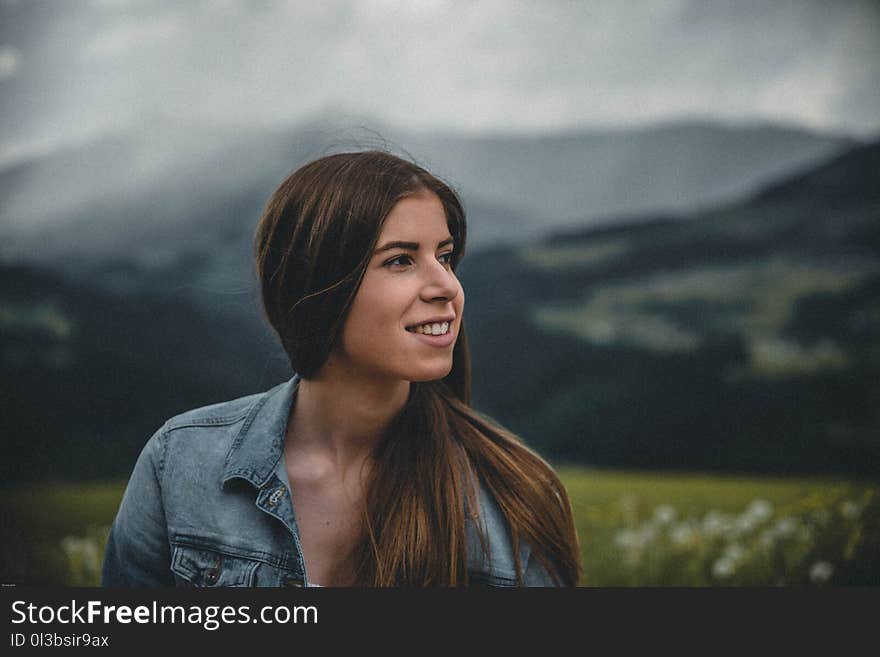 Close-Up Photography of a Smiling Woman