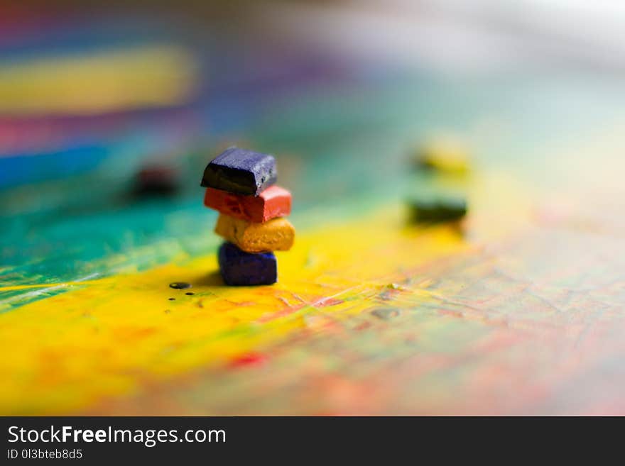 Shallow Focus Photography of Multicolored Stones